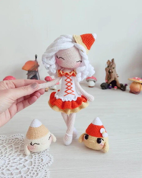 Receita Boneca Circo Amigurumi