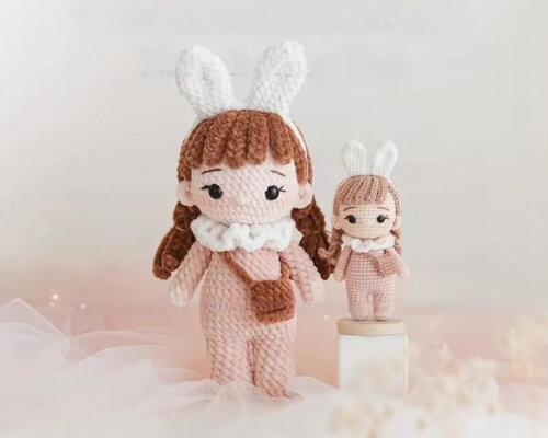 Receita Boneca Coelha Amigurumi