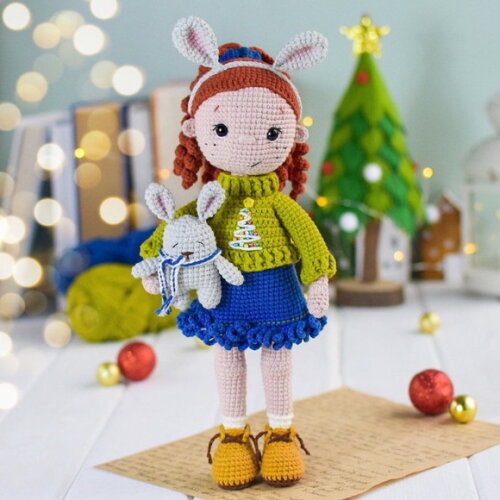 Receita Boneca Coelho Amigurumi