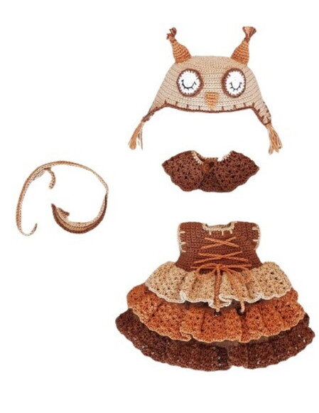 Receita Boneca coruja Amigurumi
