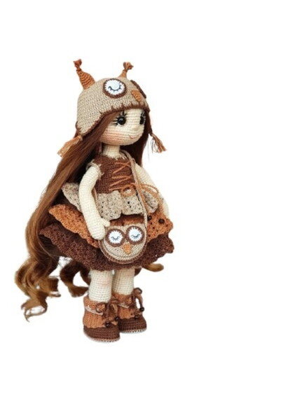 Receita Boneca coruja Amigurumi