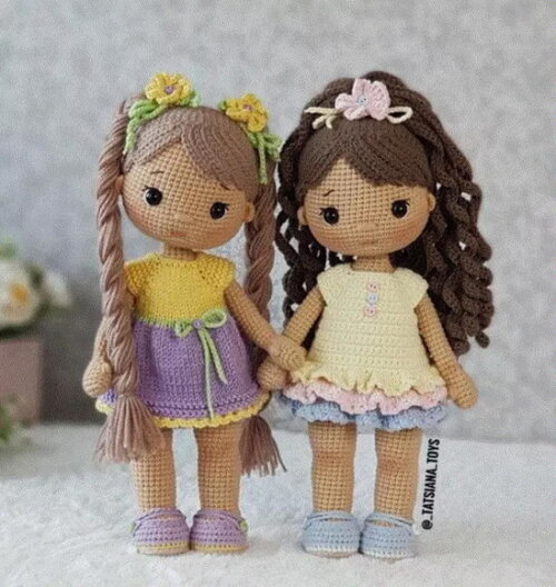 Receita Boneca Dasha Amigurumi