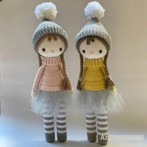Receita Boneca De Gorro Amigurumi