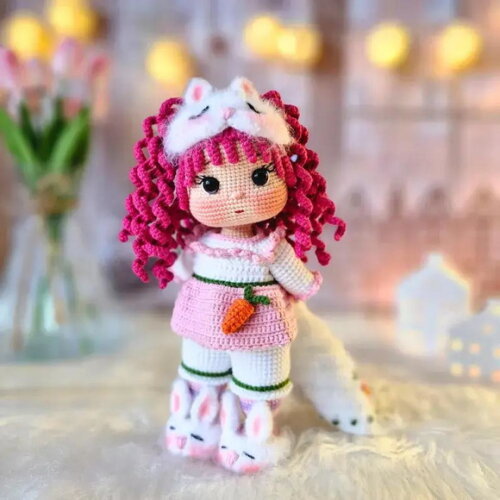 Receita Boneca de Pijama Amigurumi