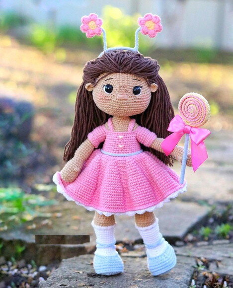 Receita Boneca Docinho Amigurumi