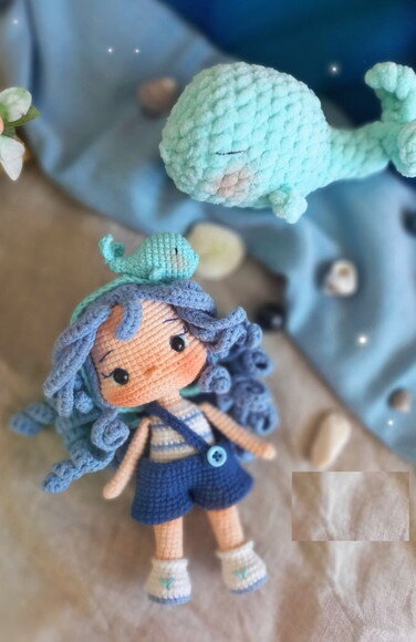 Receita Boneca do Mar Amigurumi