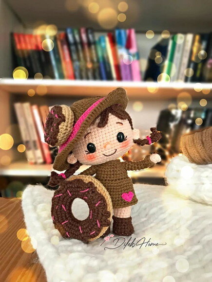 Receita Boneca Donuts Amigurumi