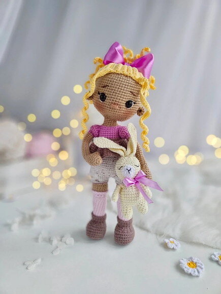 Receita Boneca e Coelho Amigurumi