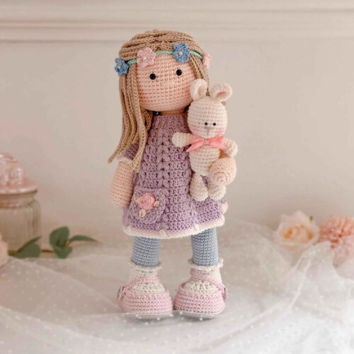 Receita Boneca e Coelho Amigurumi