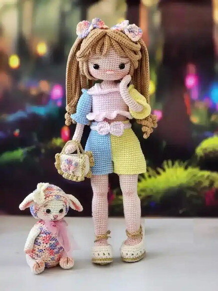 Receita Boneca e Ovelha Amigurumi