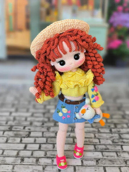 Receita Boneca e Pato Amigurumi