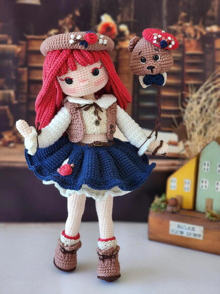 Receita Boneca e Ursinho Amigurumi
