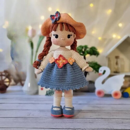 Receita Boneca Emma Amigurumi