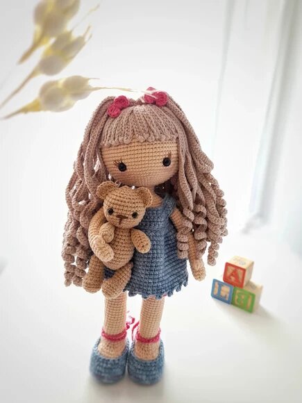 Receita Boneca E Urso Amigurumi