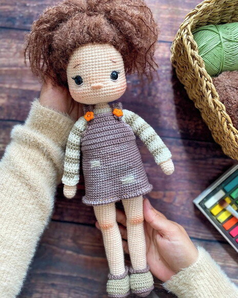 Receita Boneca Emma Amigurumi