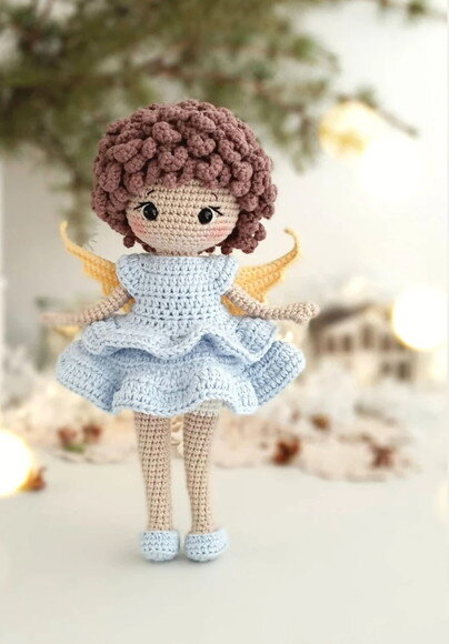 Receita Boneca Fada Amigurumi
