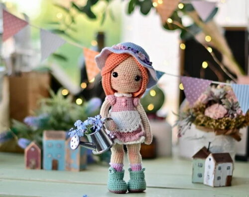 Receita Boneca Faxineira Amigurumi