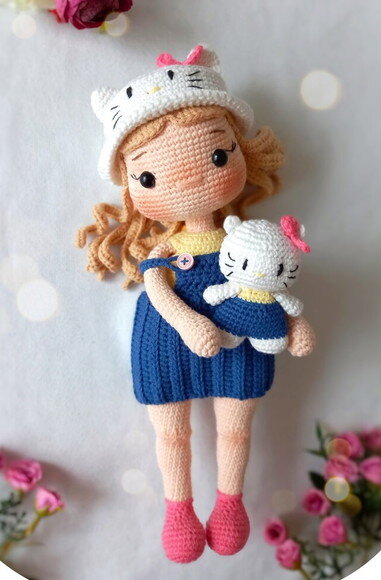 Receita Boneca Hello Kiity Amigurumi