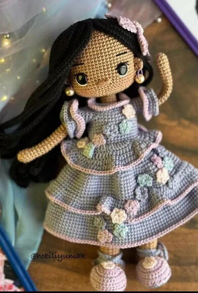 Receita Boneca Isabela Amigurumi