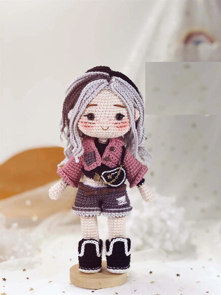Receita Boneca Jade Amigurumi