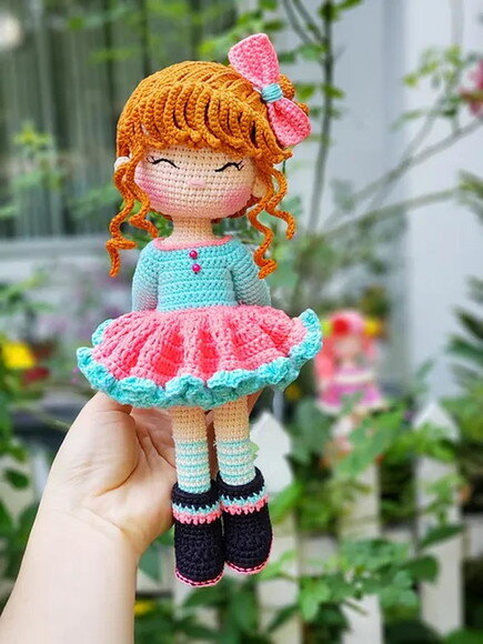 Receita Boneca Lara Amigurumi