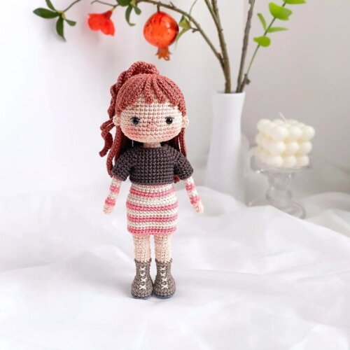 Receita Boneca July Amigurumi