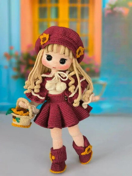 Receita Boneca Lalin Amigurumi