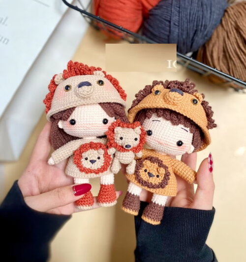Receita Boneca Leão Amigurumi