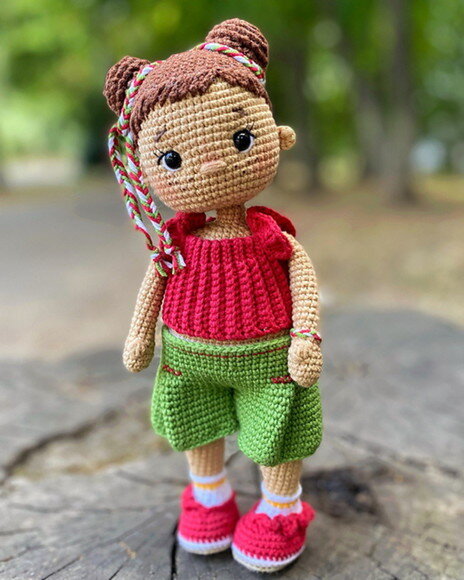 Receita Boneca Lila Amigurumi