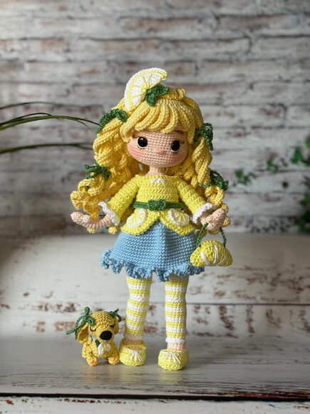 Receita Boneca Limãozinho Amigurumi