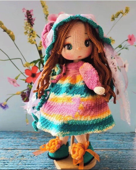 Receita Boneca Lola Amigurumi