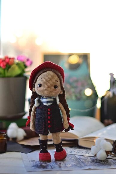 Receita Boneca Lisa Amigurumi