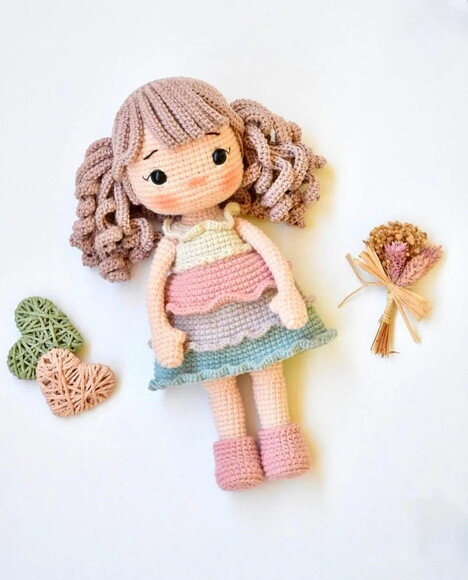 Receita Boneca Mel Amigurumi