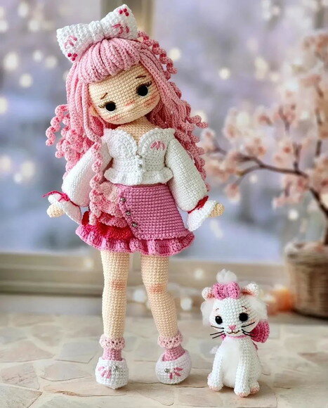Receita Boneca Marie Amigurumi