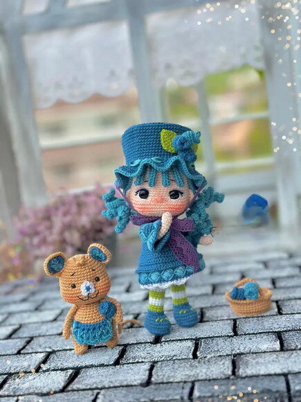 Receita Boneca Mirtilo Amigurumi