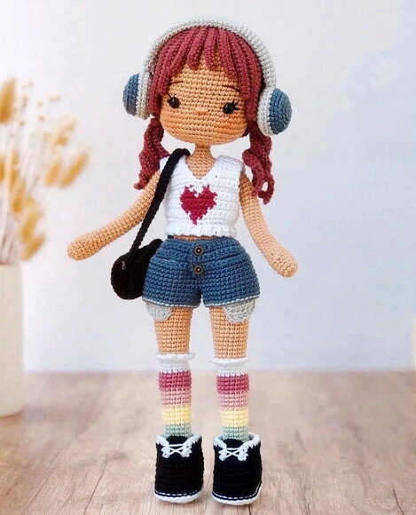 Receita Boneca Music Amigurumi