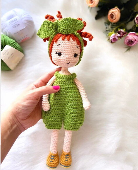 Receita Boneca Nina Amigurumi