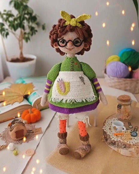 Receita Boneca Pippi Amigurumi