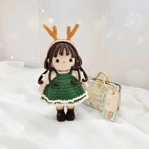 Receita Boneca Rena Amigurumi