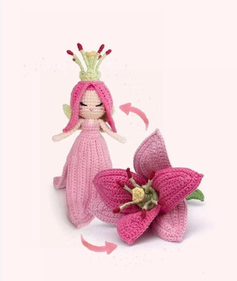 Receita Boneca Reversivel Amigurumi