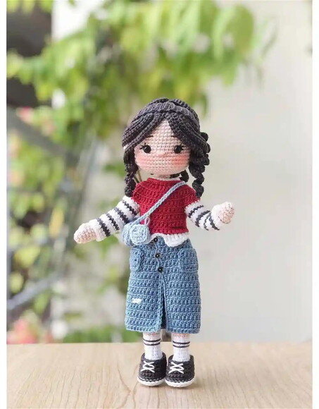 Receita Boneca Ruby Amigurumi