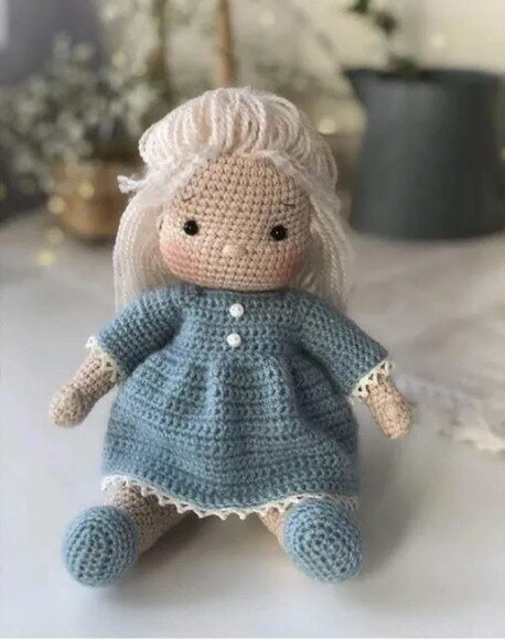 Receita Boneca Snow Amigurumi