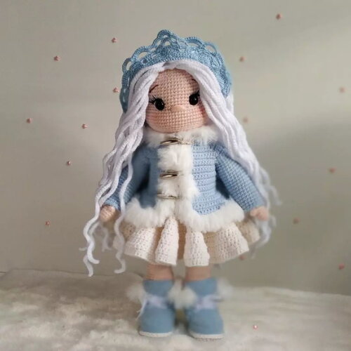 Receita Boneca Snow Amigurumi