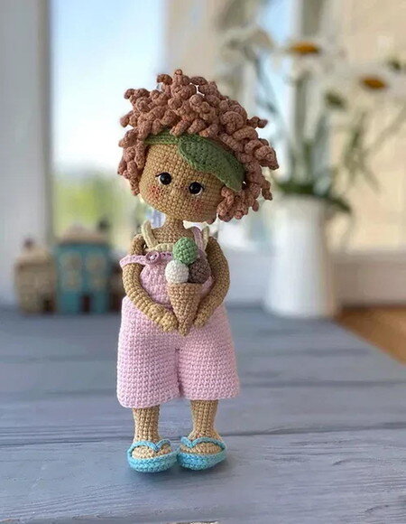 Receita Boneca Sorvete Amigurumi