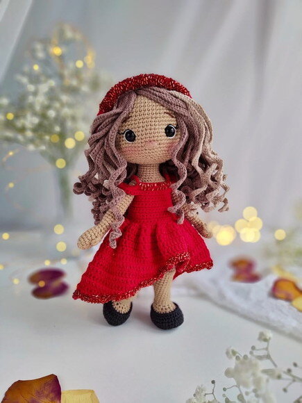 Receita Boneca Tina Amigurumi
