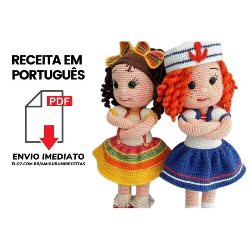 Receita Boneca turca Amigurumi