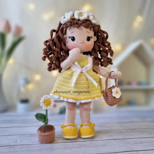 Receita Boneca Tulipa Amigurumi