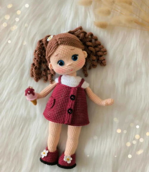 Receita Boneca Turca Amigurumi
