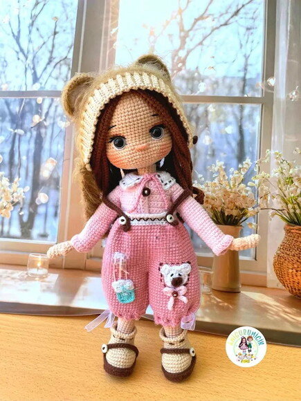 Receita Boneca Urso Amigurumi