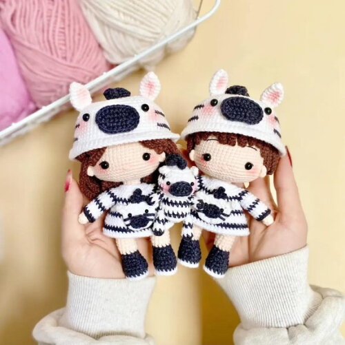 Receita Boneca Zebra Amigurumi